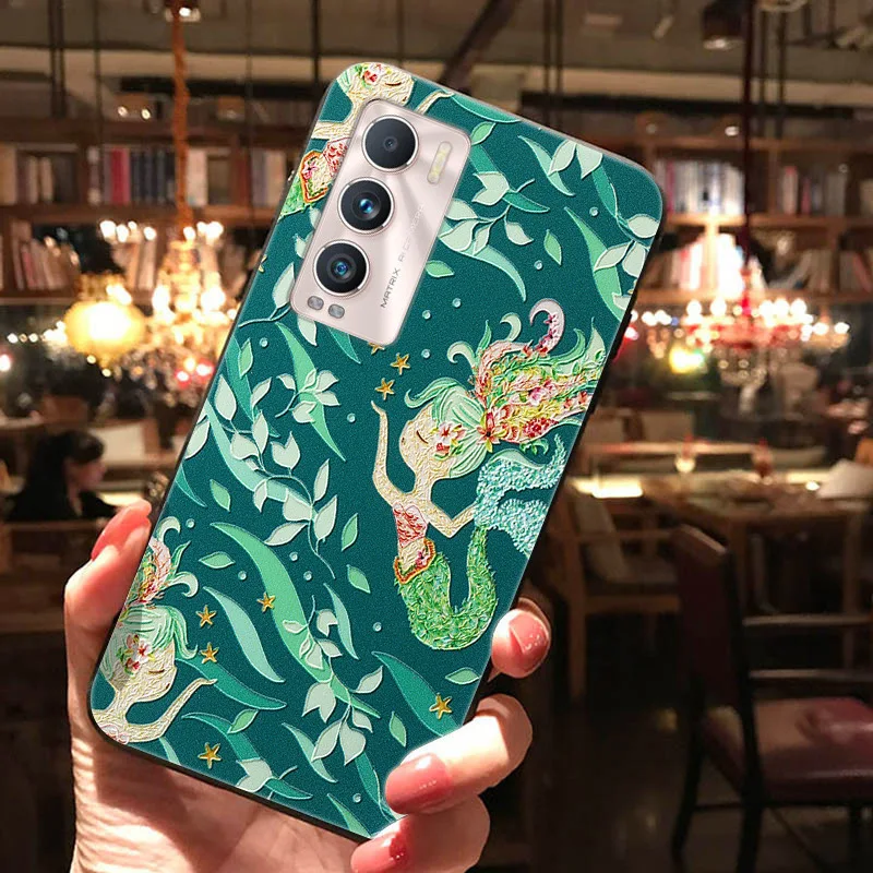 Рельефный 3D чехол для Realme GT Explorer Master Чехол черный силиконовый мягкие чехлы из ТПУ