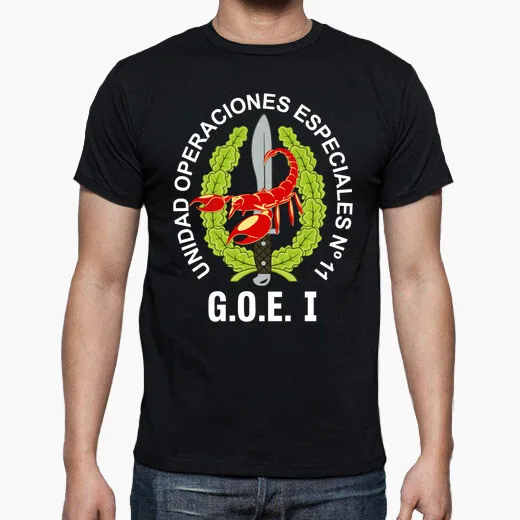 Испанский Легион G.O.E. I. UOE 11 футболок. Летняя Хлопковая мужская футболка с круглым