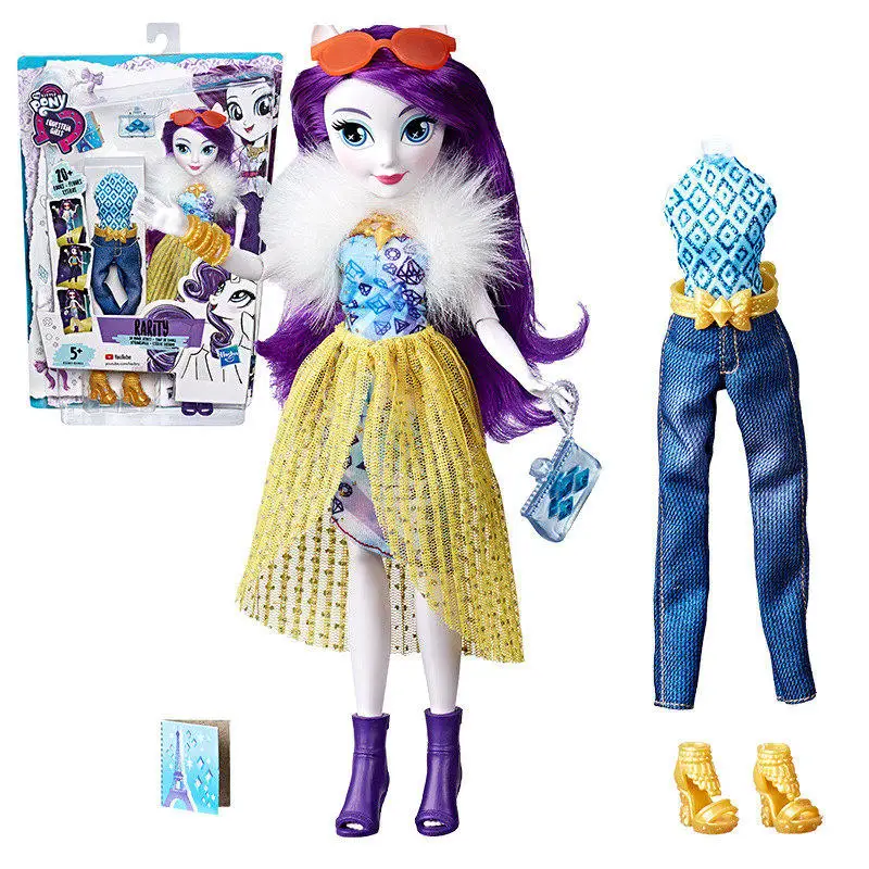 Hasbro My Little Pony страна девочка кукла полный набор кукол Ручные куклы Ziyue детские развивающие игрушки для принцесс - Цвет: Красный