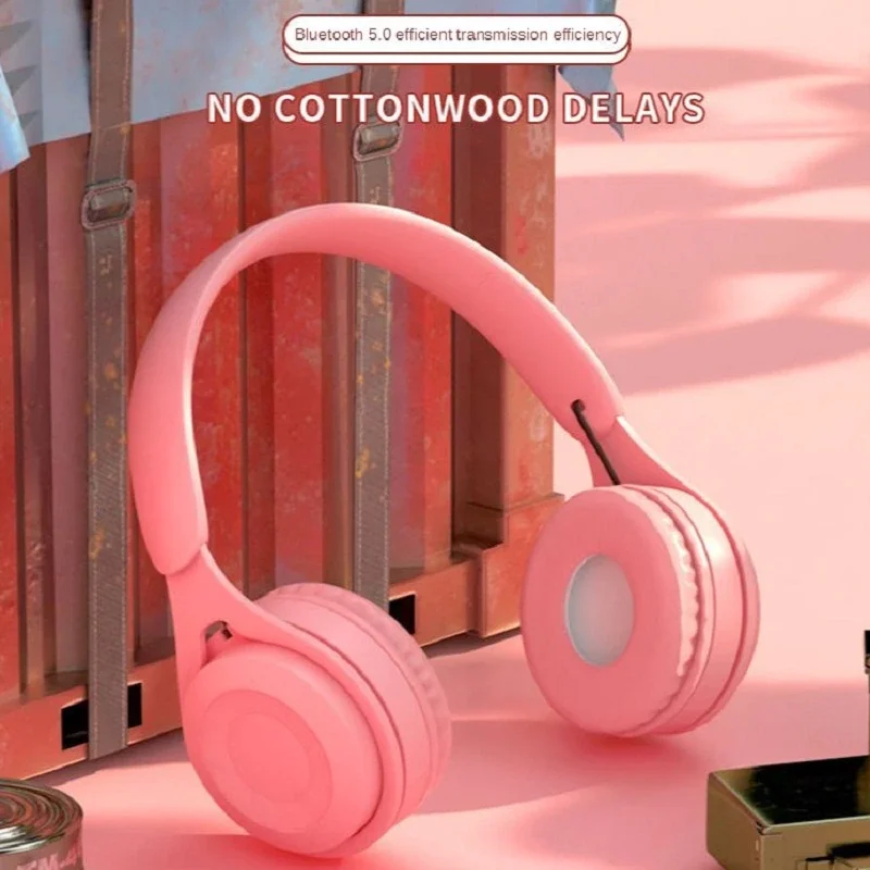 

Wireless Bluetooth New Macaron colors Headset Headphones Subwoofer Stereo Headset Universal For Mobile Phone