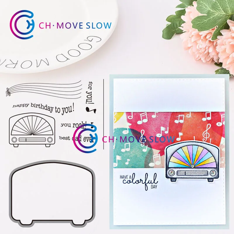 2019 Новое поступление CH Clear Radio Rock металлические Вырубные штампы и Сделай Сам