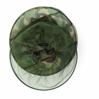 insects mosquito net mesh face fishing hunt outdoor camping hat protector cap for hiking camping wild