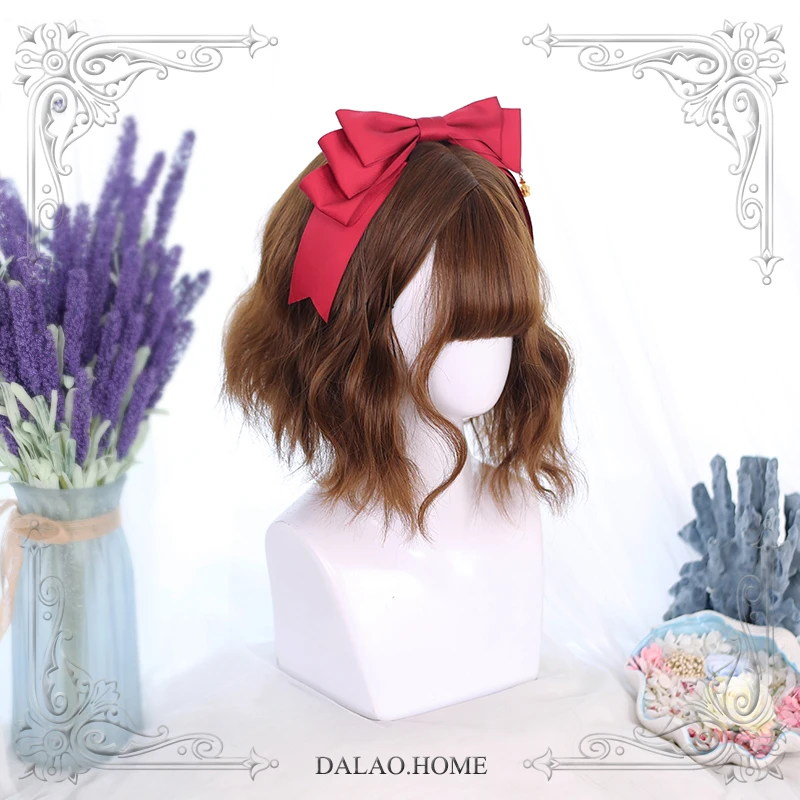 

High Quality MulticoloMr Harajuku Soft Sister Lolita 35CM+Air Bangs Wig Cosplay Costume Party