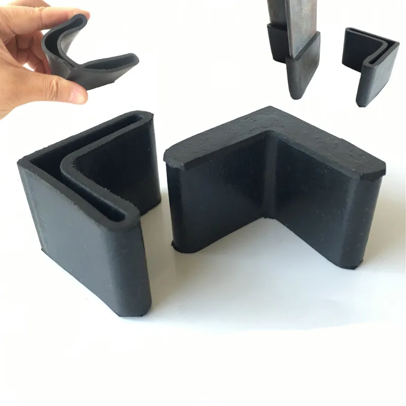 

4pcs Rubber triangle iron foot cover pad Storage shelf feet floor Protecter Anti Scratch Furniture Table Chair Leg end cap Socks