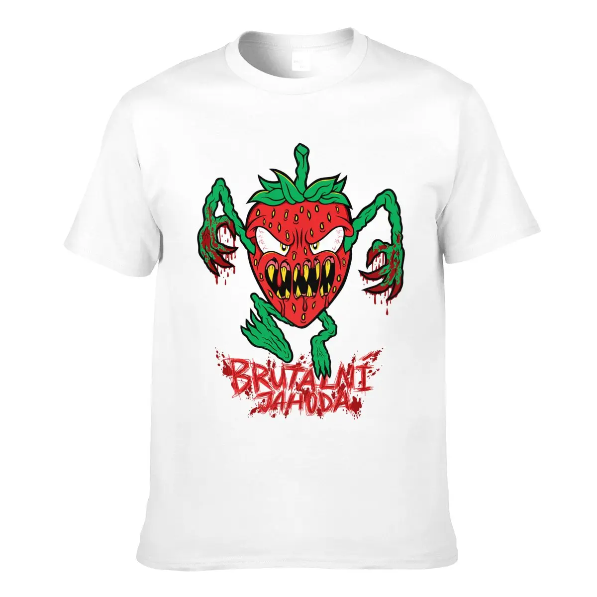 

Men tshirts Strawberry Cartoon Print Cotton Soft Breathable Mens t shirts Top Casual Fashion Street Wear Camping Fishing Fitness