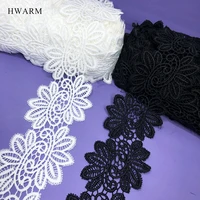 high quality 15yard 6cm latest african laces fabric 2021 craft sewing trim water soluble milk silk dress accessories wedding dec