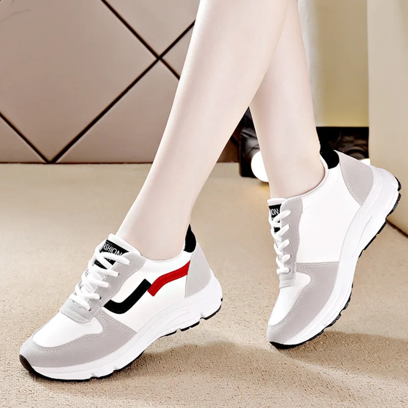 

New Fashion Female Shoes Women's Chunky Sneakers Casual Ladies Dad Shoes Walking Sneakers for Women Lace Up Woman