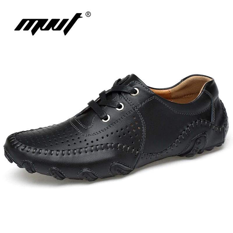 MVVT Super Soft Men Loafers Split Leather Casual Shoes sneaker Breathable Summer Zapatos Hombre Flats | Обувь