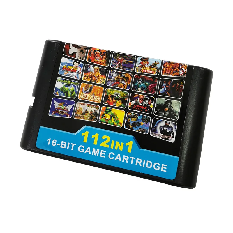 

112 in 1 Hot Game Collection For SEGA GENESIS MegaDrive 16 bit Game Cartridge For PAL and NTSC Drop shipping