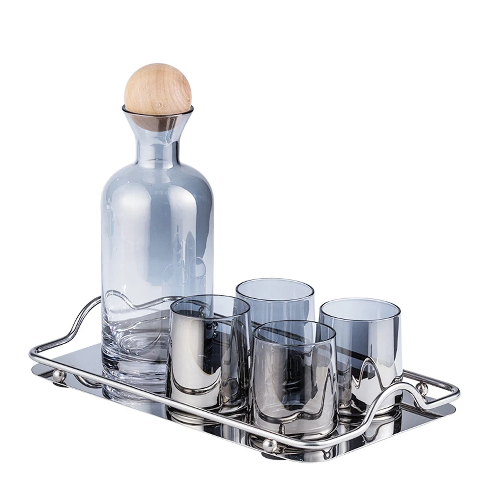 Стеклянная бутылка для воды прозрачный чайник большой емкости термостойкий