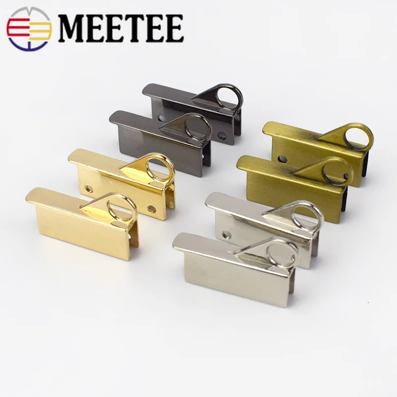 Металлические пряжки для сумки Meetee аксессуары рукоделия кожаные ремесленные 2/5