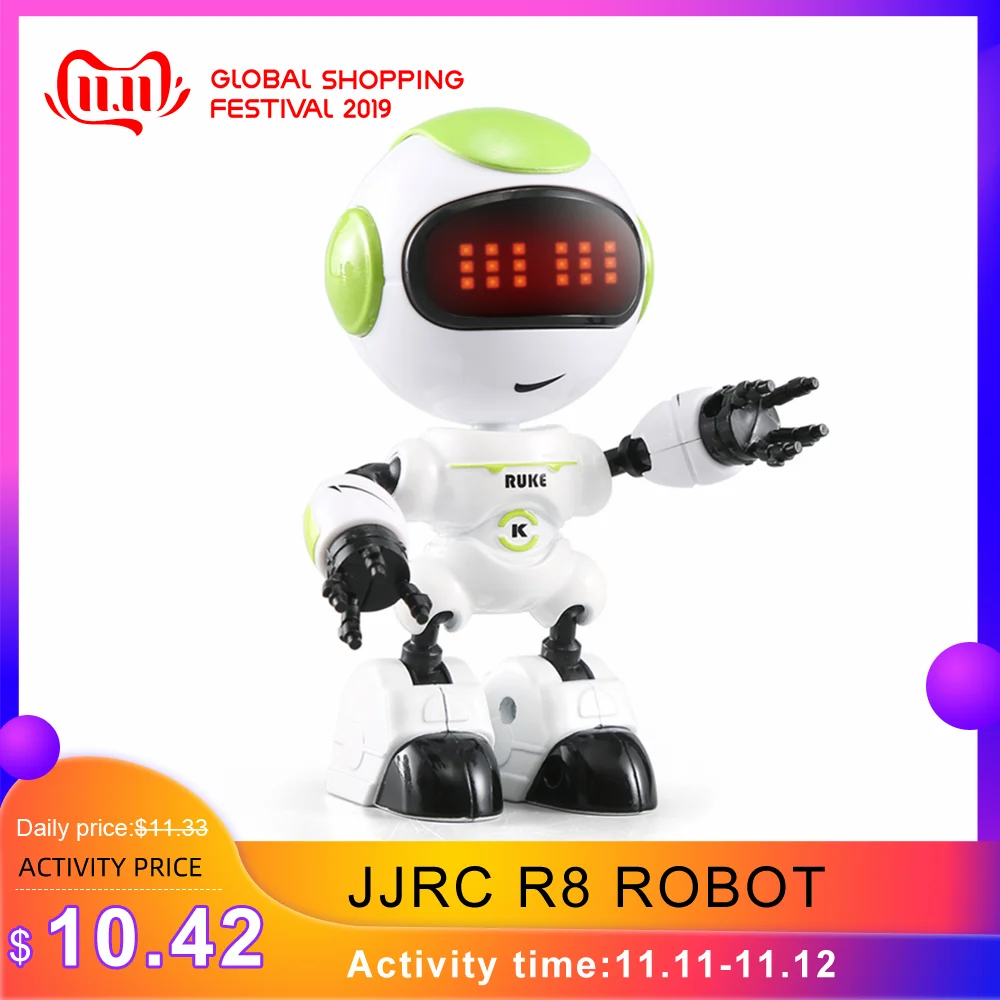 JJR/C RC робот R8 LUKE Интеллектуальный робот осязаемый управление DIY жесты говорить умные мини роботы игрушки для детей