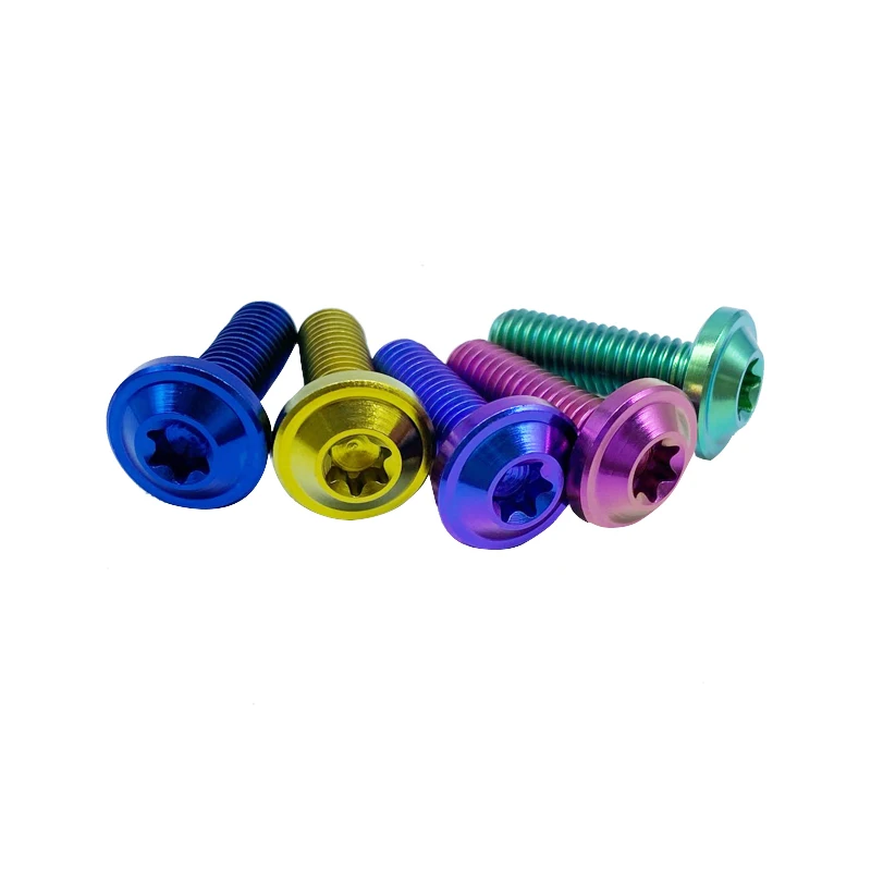 PYTITANS Titanium Custom Colorful Anodizing Full Thread M8*25 Hexagon Socket Hex Bolt for Motorbike | Обустройство дома