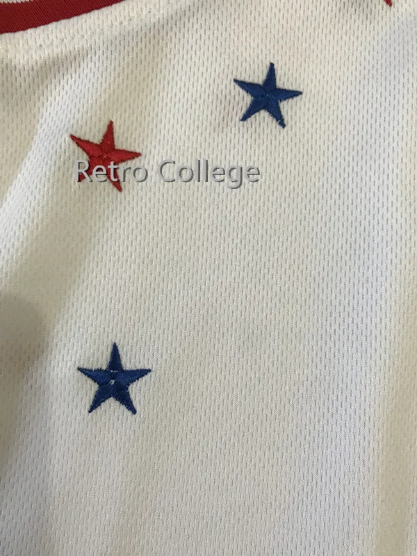 32 магический Джонсон 1983 All Star West белый баскетбольный Джерси сшитый под заказ