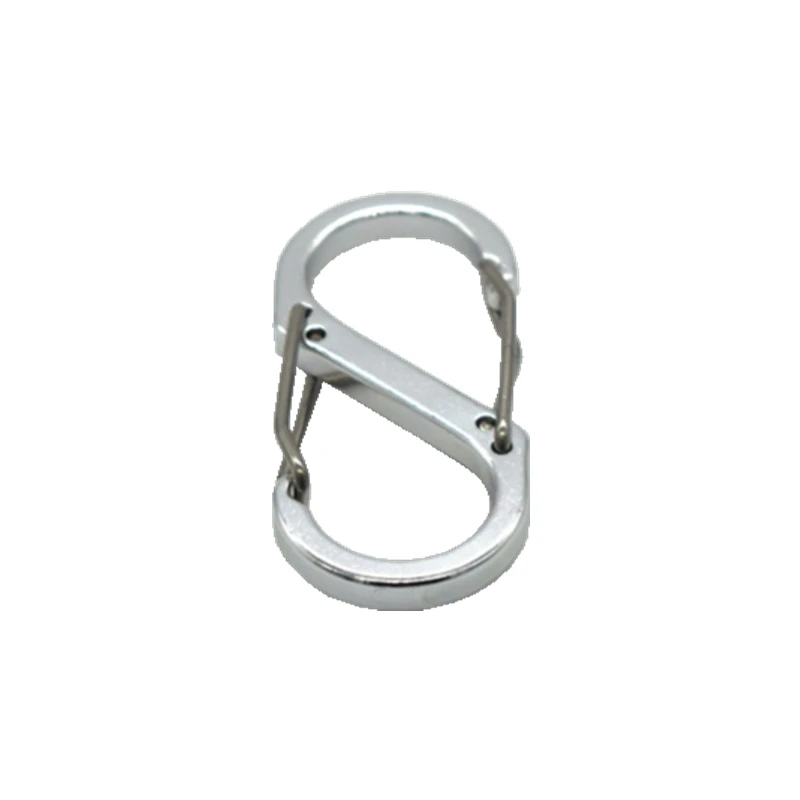 15 PCS Spring Hook Aluminum Alloy Carabiner Clasp Outdoor Backpack Camping Keychain Fishing Tools Lock Buckle Snap Clip | Обустройство