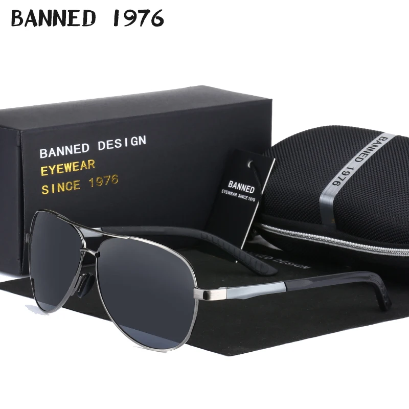 Мужские поляризованные солнцезащитные очки deisnger из алюминиево магниевого