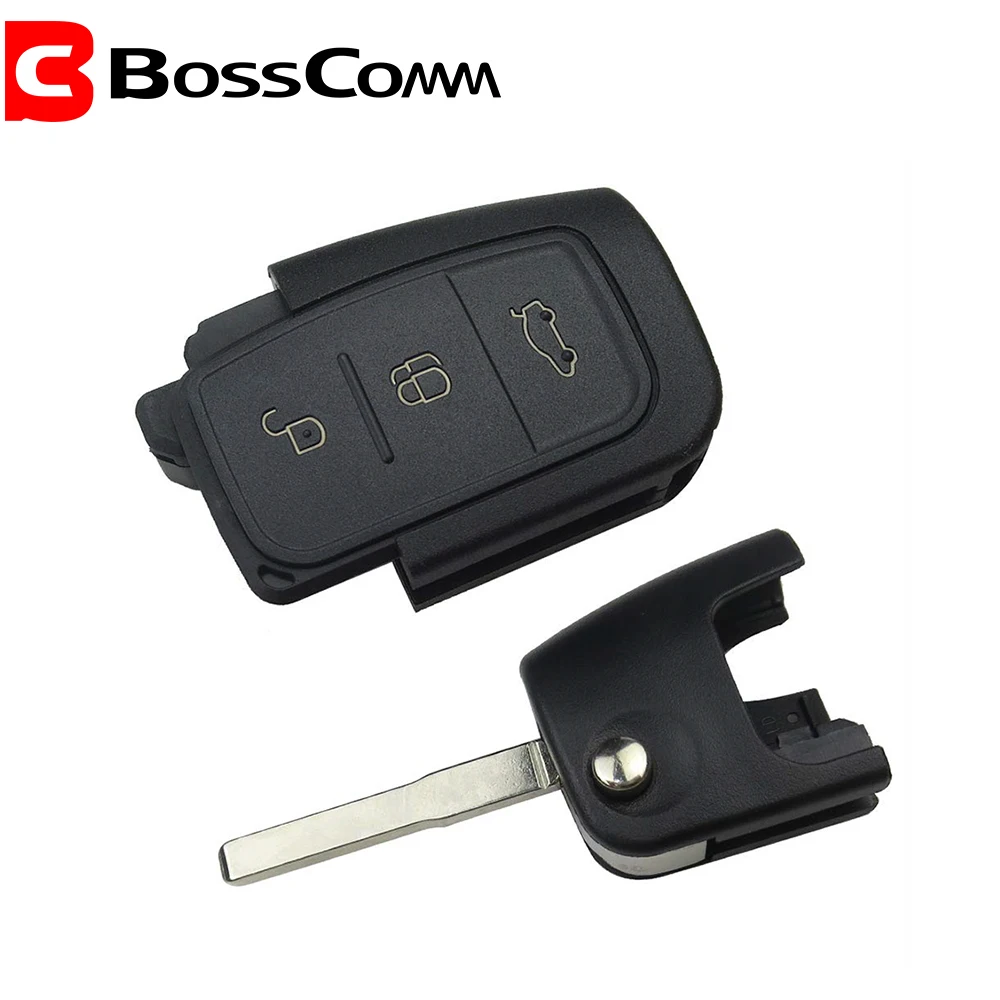 Для Ford Focus Fusion Car Remote Keyless DIY Mondeo Fiesta Galaxy HU101 433MHZ Blade Vehicle Flip Key Fob | Автомобили и