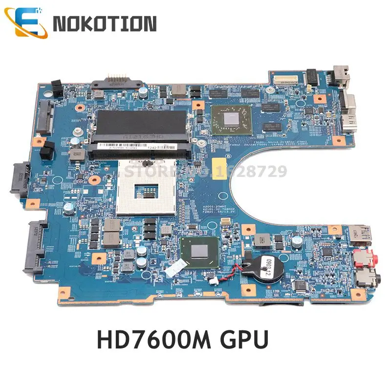 Материнская плата NOKOTION для ноутбука SONY VAIO SVE15 материнская HD7600M HM76 DDR3 48.4RM02.021 A1902998A