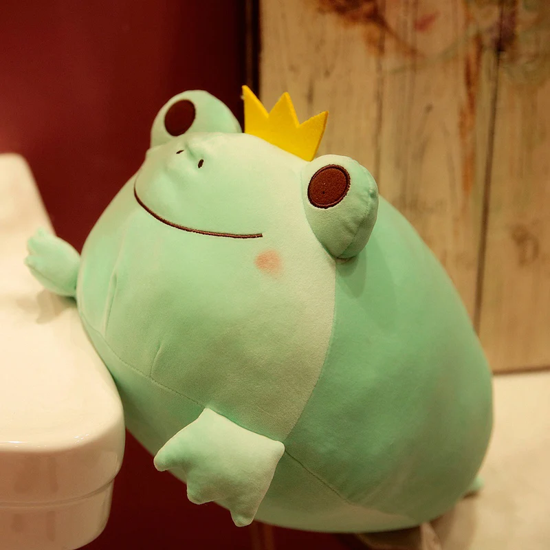 35 45 см розовый/зеленый домашний декор Подлинная кукла Пара Лягушка принц