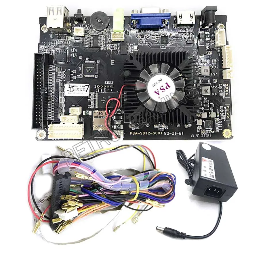 PCB cable adapter 3D Pandorakey 7 2650 в 1 Ретро аркадные игры печатная плата 135* 3D игры+ 2515* 2D игры HDMI VGA выход материнская плата Pandora10 - Цвет: PCB cable adapter