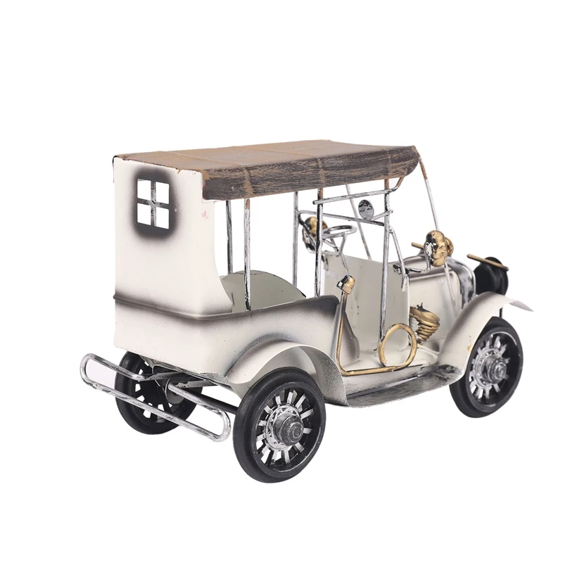 

Vintage Metal Car Crafts Metal Antique Cara Model Desktop Decoration Children Toys Birthday Gift Home Decoration