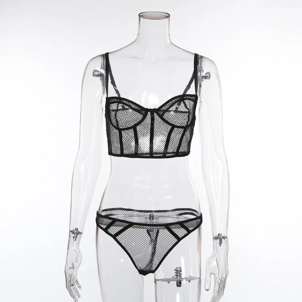 Хит продаж сексуальный кружевной бюстгальтер из 2 предметов женское нижнее белье