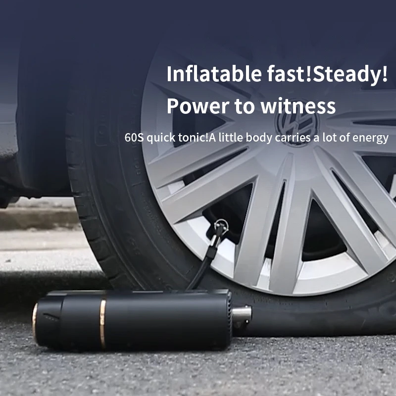 Новый беспроводной бортовой автомобильный воздушный насос со съемной батареей