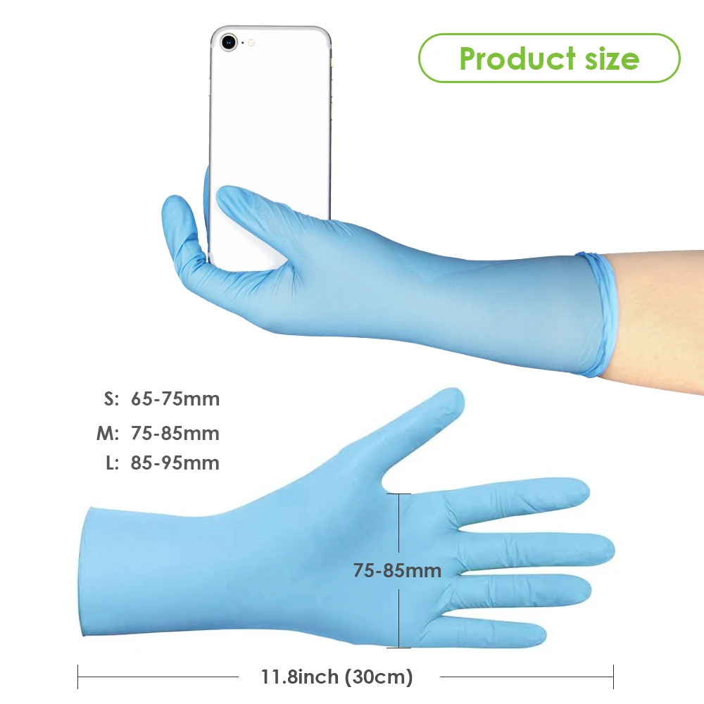 100 шт перчатки рабочие моющие удобные резиновые одноразовые механические