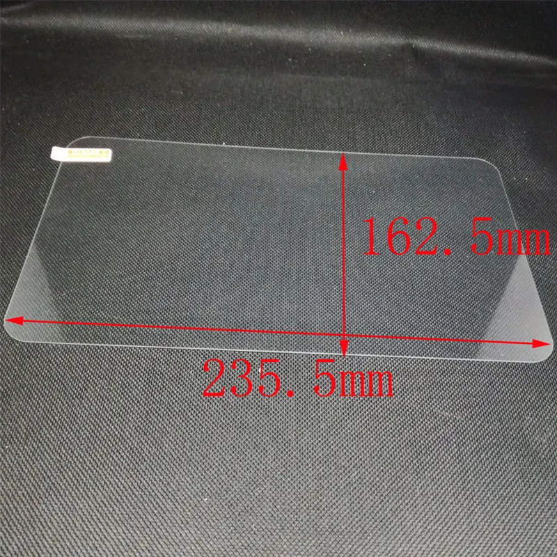 235x162mm Для 10,1 дюймов размер планшета Универсальный 10,1 ''243X154 мм 256x158 мм 235x165 мм защитная пленка из закаленного стекла - Цвет: 235x162mm