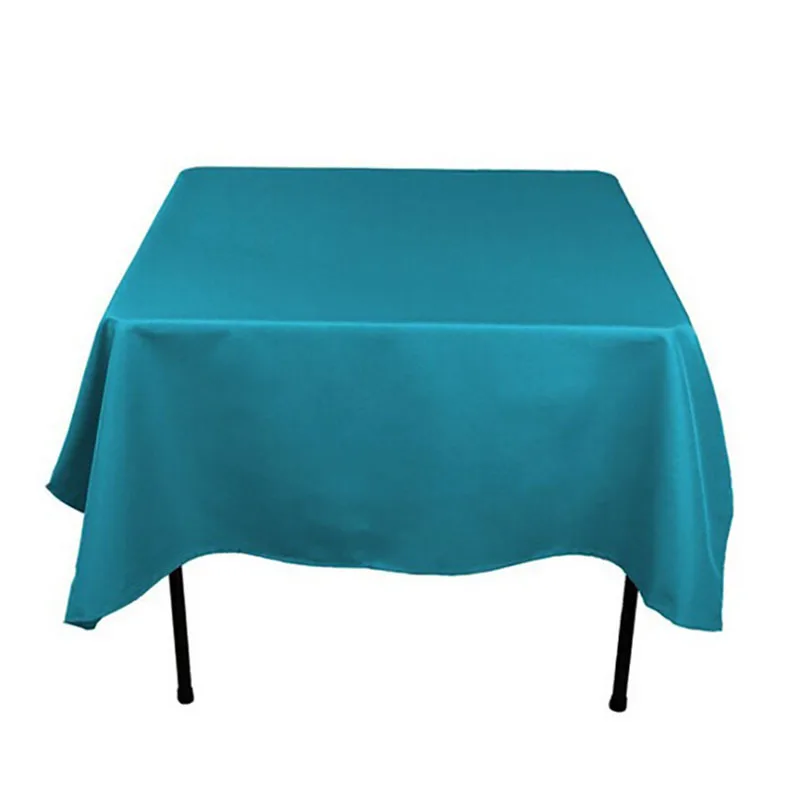 Белая/черная скатерть из 100% полиэстера прямоугольный банкетный стол 20 цветов