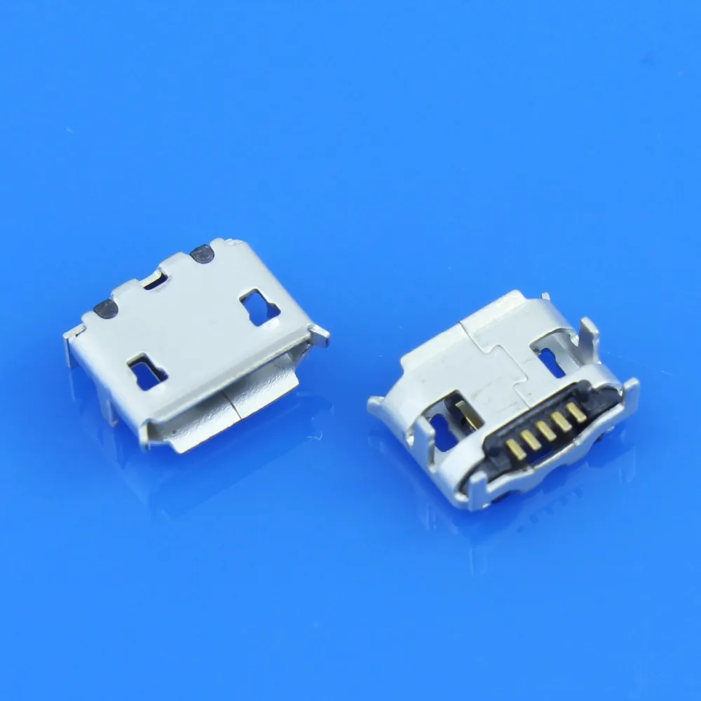 JCD 1 шт. 4 фута DIP 5P SMD микро USB разъем V8 порт зарядки гнездо Micro большой гудок 7 2