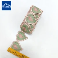 5 yards vintage ethnic embroidery lace ribbon african lace trim diy sewing accessories embroidered fabric for diy material