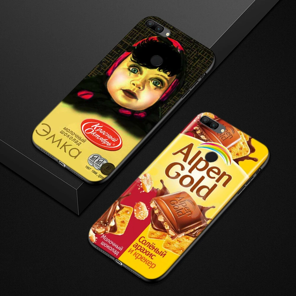 WEBBEDEPP Забавный шоколадный русский мягкий чехол для Huawei Honor 30 Pro V30 Nova 6 7 SE P40 Max
