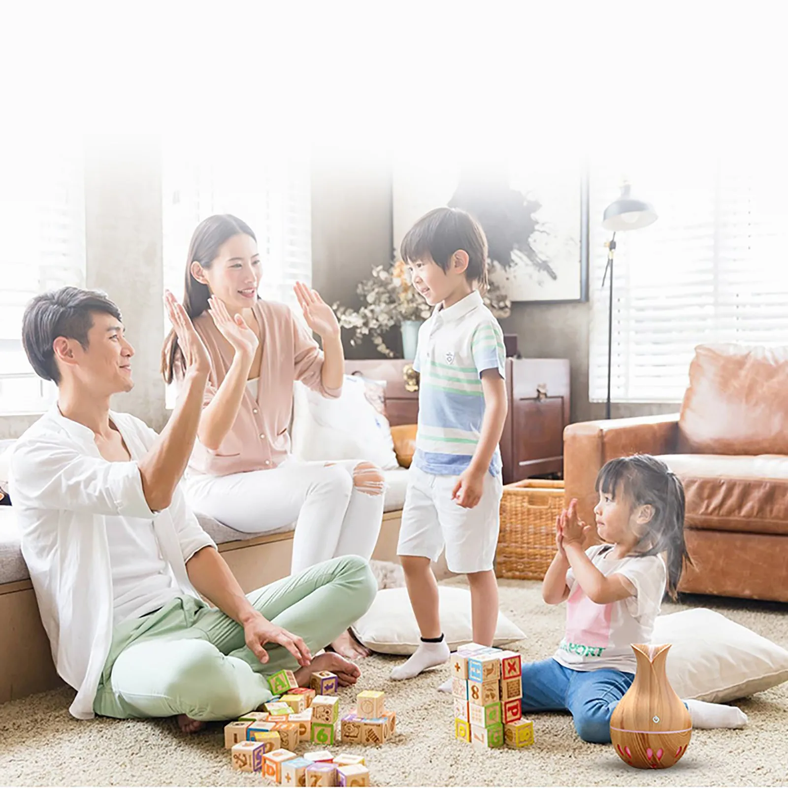 

New Portable Air Aroma Essential Oil Diffuser LED Aroma Aromatherapy Humidifier Diffuser Ultrasonic Cool Mist Purifier Home