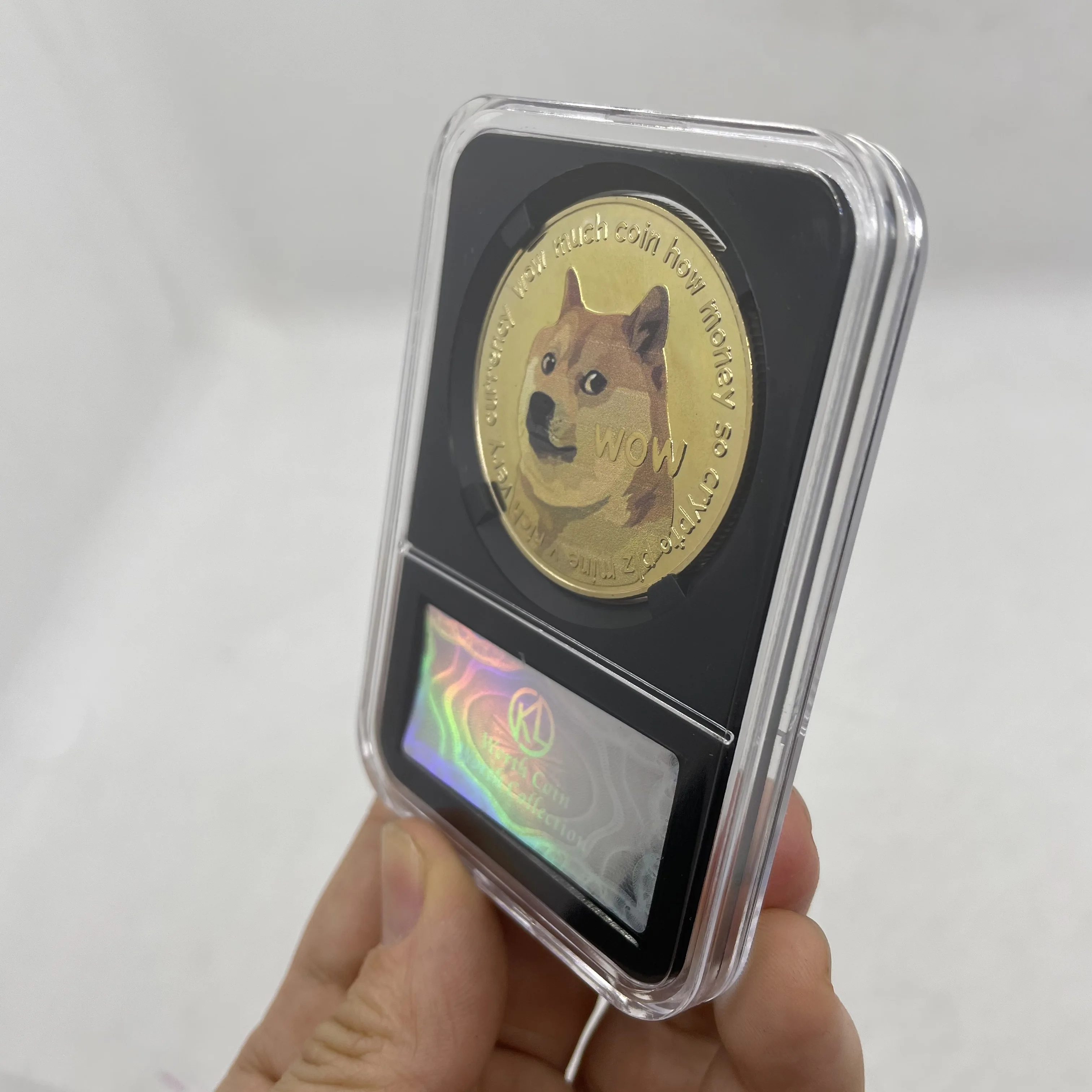 Dogecoin/Биткоин/ETH/Litecoin/Dash/Ripple/даться/EOS металлический серебристый/золотистый Ада