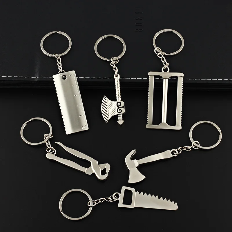 2020 new mini tool adjustable wrench vise screwdriver key ring charm fashion pendant jewelry gift car small | Украшения и