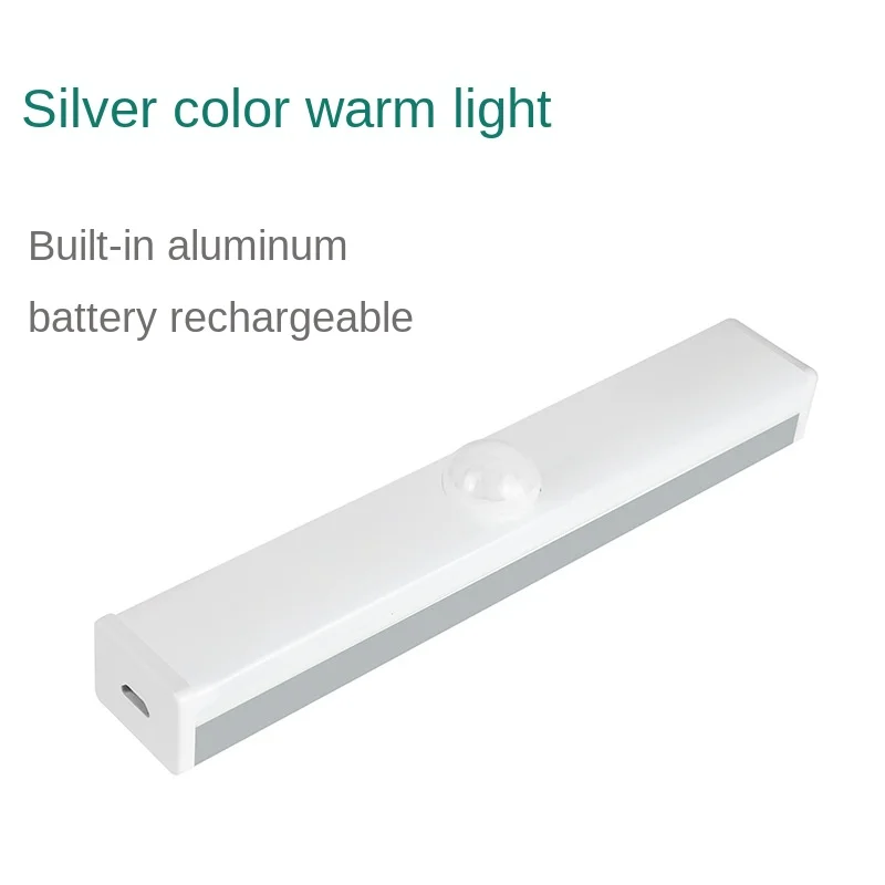 

LED Under Cabinet Lighting Motion Sensor Light Rechargeable Light Magnetic Nightlight for Closet, Counter,Wardrobe,Stairway