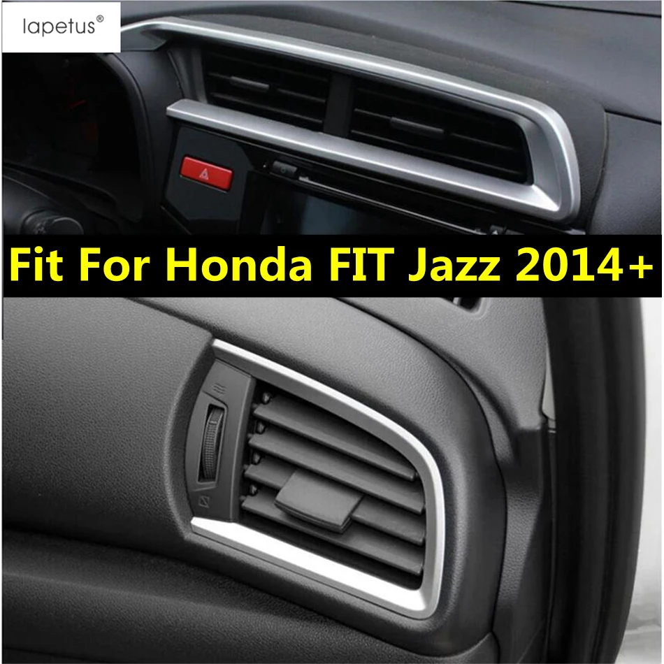 

Accessories For Honda FIT Jazz 2014 - 2019 Dashboard Air Conditioning AC Outlet Vent Frame Molding Cover Kit Trim ABS Interior