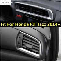 accessories for honda fit jazz 2014 2019 dashboard air conditioning ac outlet vent frame molding cover kit trim abs interior