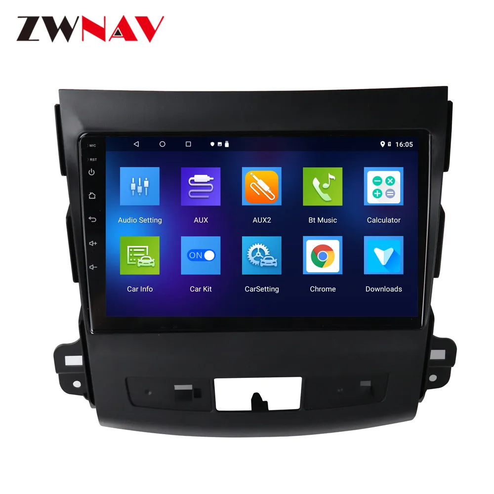 DSP Android 9,1 автомобильный dvd gps мультимедийный плеер Авто Радио для Mitsubishi Outlander 2006- peugeot 4007/Citroen C-Crosser 64 ГБ