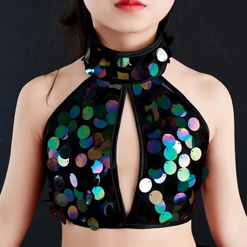 

Jazz Dance Children Dance Clothes Performance Clothing Skirt Girls Stage Performance Hip Hop Dance Costumes Kids