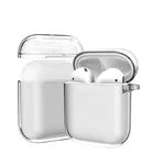 Прозрачный Беспроводной наушники зарядный чехол сумка для Apple AirPods 1 2 Pro Чехол Жесткий PC Bluetooth гарнитура Защитная панель из тонкого