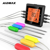 aidmax pro03 digital bbq thermometer wireless kitchen oven food cooking grill smoker meat thermometer with timer temp alarm