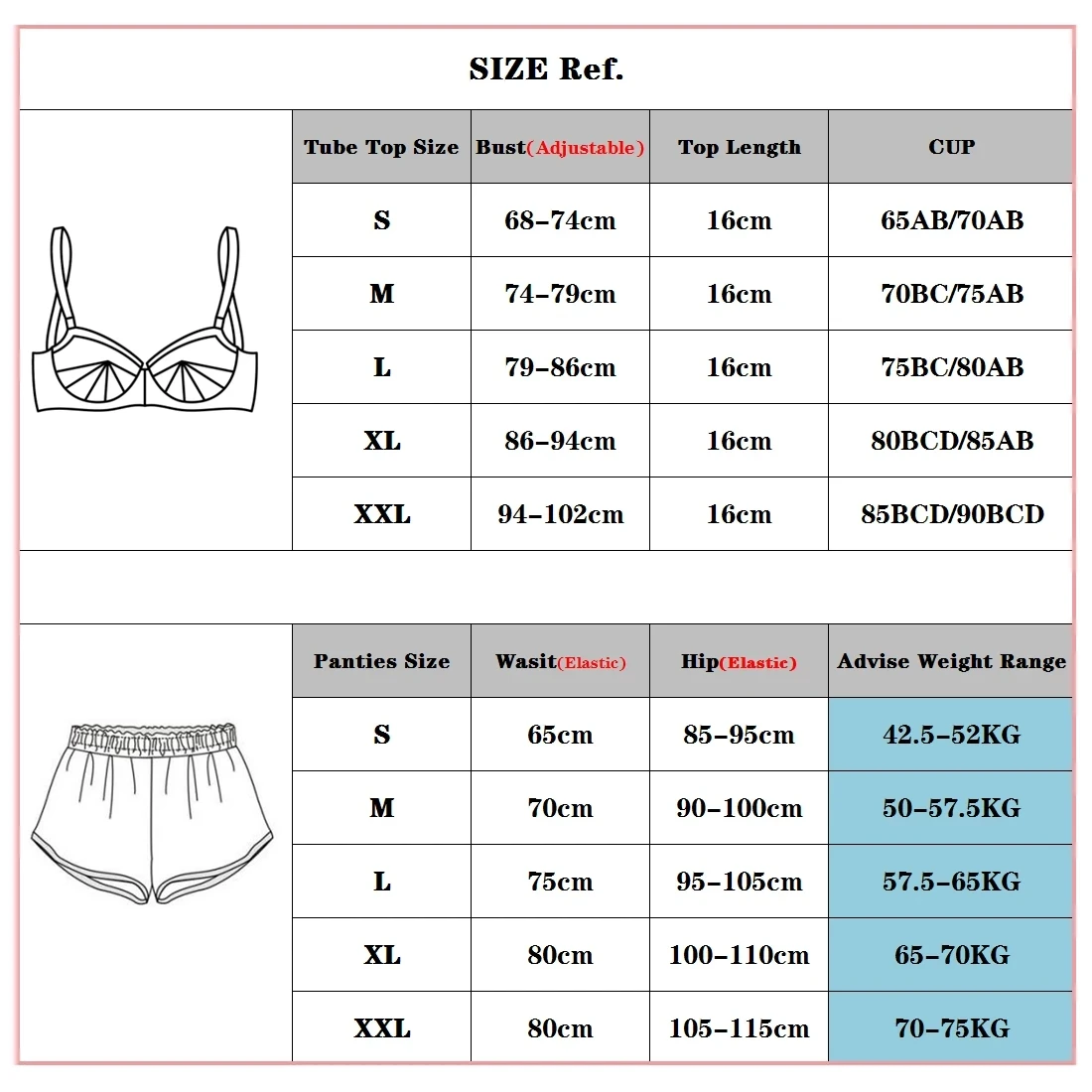 

Women Sexy Lingerie Set Cute Cartoon Anime Long Ear Doggy Tube Top Plush Bra Panties Underwear Suit for Teen Lingerie Set