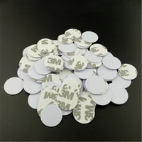10pcs tk4100 em4100 rfid 125khz 3m stickers coins 25mm30mm smart tags read only access control cards