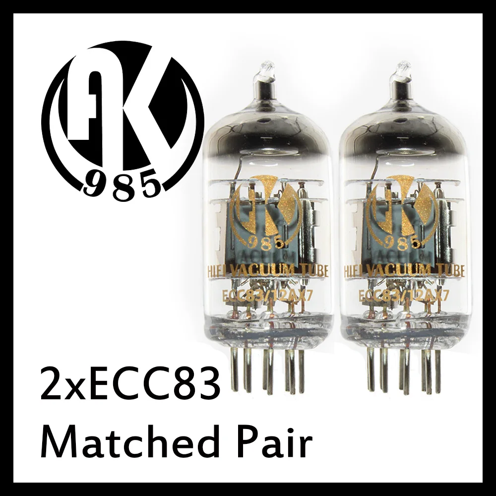 Сочетающаяся пара ECC83 вакуумная трубка HIFI Mullard JJ Tesla AK985 Psvane T WE EH 12AX7