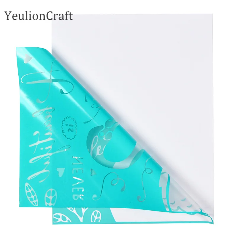 Chzimade мультяшный самоклеящийся трафарет для шелкографии сетчатые переводы 21x28 см