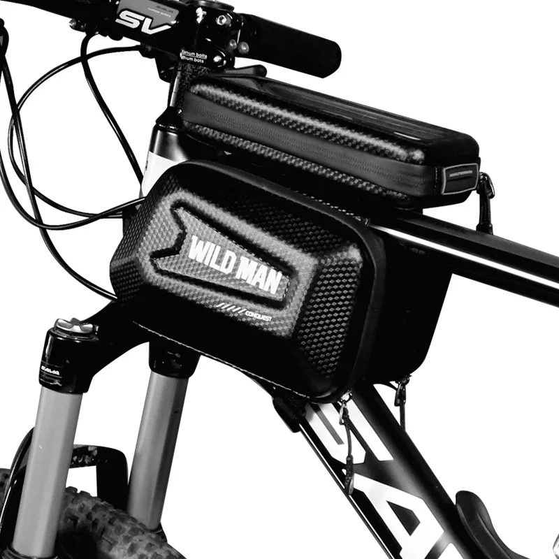 Передняя сумка для велосипеда, сумка для телефона на велосипед, сумки для горного велосипеда с защитой от дождя для сенсорного экрана, Больш... от AliExpress WW