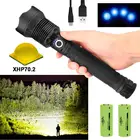 250000lumens XHP70.2 Самый мощный светодиодный фонарик 18650 26650 USB светодиодный фонарик XHP70 XHP50 Cree Фонарь для охоты, кемпинга, рыбалки