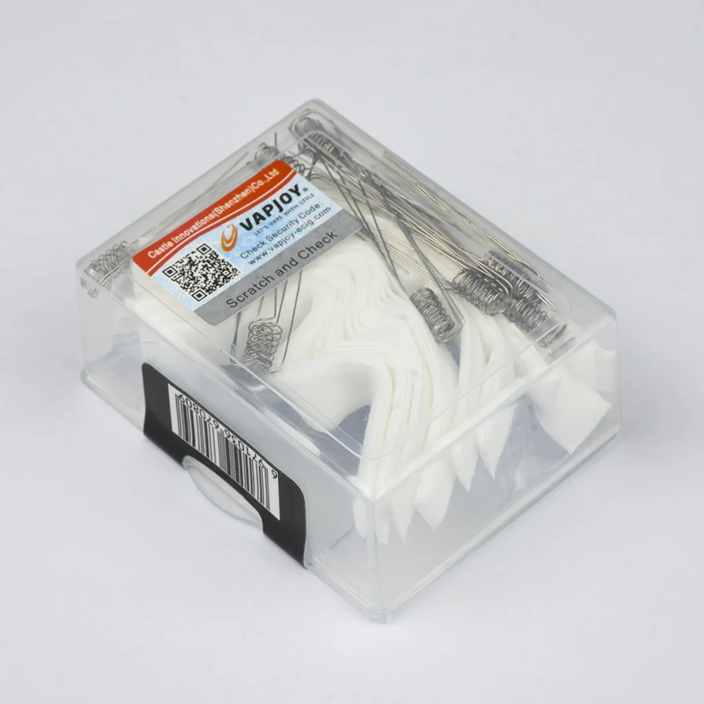 

10pcs Ni80 Triple Coil 0.6ohm VAPJOY DIY Rebuild Kit for RPM Rebuild pods Accessories Repair Tool vape accessories cotton